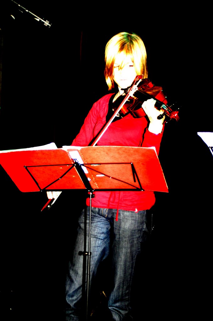 Violon.  Concert au centre culturel d'Ans-Alleur