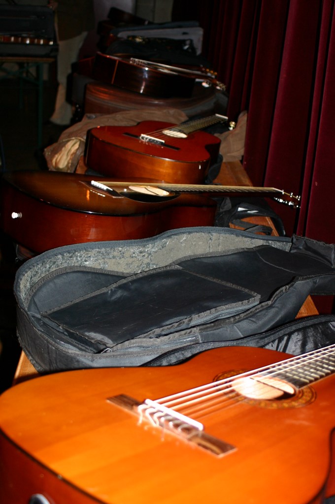 Instruments au centre culturel d'Ans.